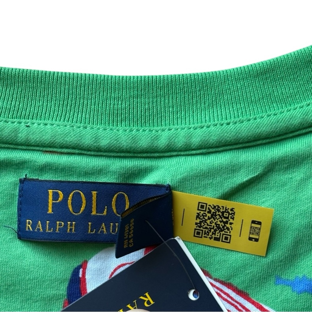 Polo Ralph Lauren Polo Bear Jersey T-
Shirt Green | 3XB - Picture 12 of 15